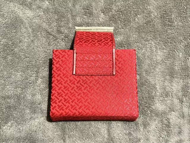 Talbots Red Photo Wallet Credit Card Holder 30 Sleeve NWD 3