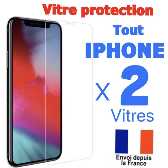 Verre Trempe Iphone Vitre Protection Ecran 13 11 12 Pro Max Se 20 7 8 X Xr