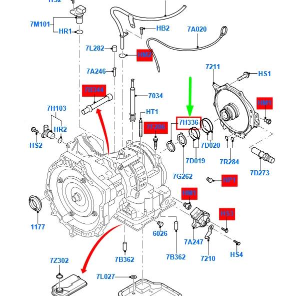 NEW FORD FOCUS Mk2 Transmission Thrust Bearing Retainer 4007787 Genuine