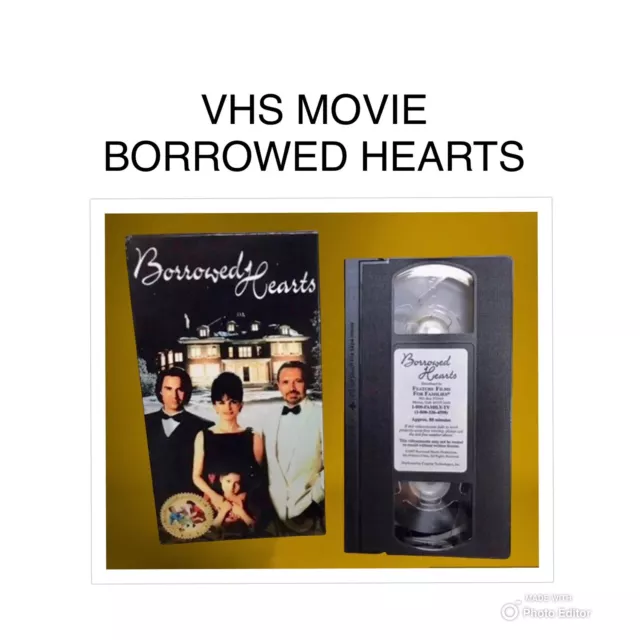 Vhs Tape Borrowed Hearts Movie Roma Downey Family Date Night