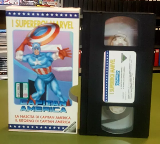 CAPITAN AMERICA - I supereroi Marvel vol.3 - Videocassetta VHS - Fonit Cetra