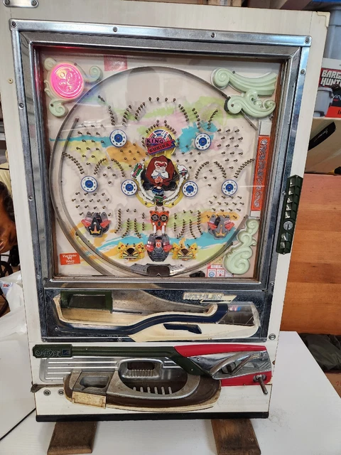 vintage pachinko machine,KING GORRILA,SUPER DX NASHIJIN vintage pachinko machine,KING GORRILA,SUPER DX NASHIJIN