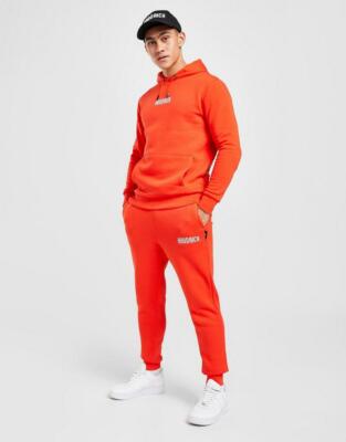 orange hoodrich tracksuit