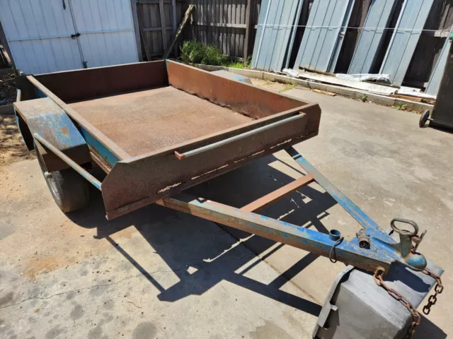 6x4 trailer used rusty repairable
