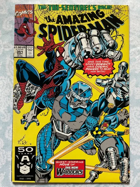 Marvel 1991 The Amazing Spider-Man Issue 351 VF+NM (See HI-RES PICS)