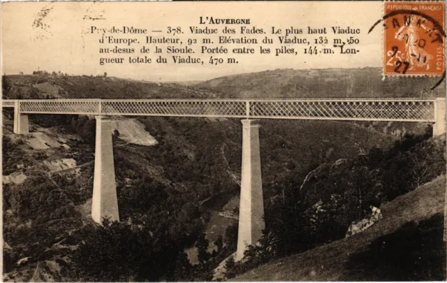 CPA Puy de Dome Viaduc des Fades, Le Geant d'Europe FRANCE (1304364)