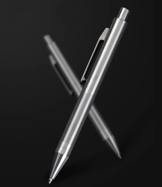 New Titanium Alloy Ball Point Pen Ballpoint Gel Pen Pocket Broken Window Tool