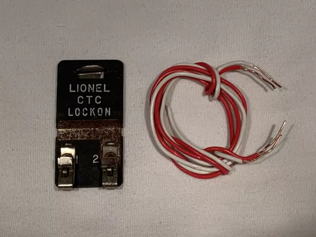 LIONEL TRACK CTC LOCKON train track lock on power wire connector terminal set