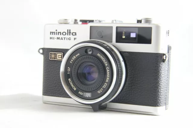Exc++ MINOLTA HI-MATIC F Rokkor 38mm F2.7 35mm Rangefinder Camera Japan #1408