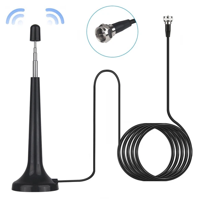 TELESCOPIC DAB FM Radio Aerial Hifi System Receiver Indoor 3M FM Radio Antenna £7.89 PicClick UK