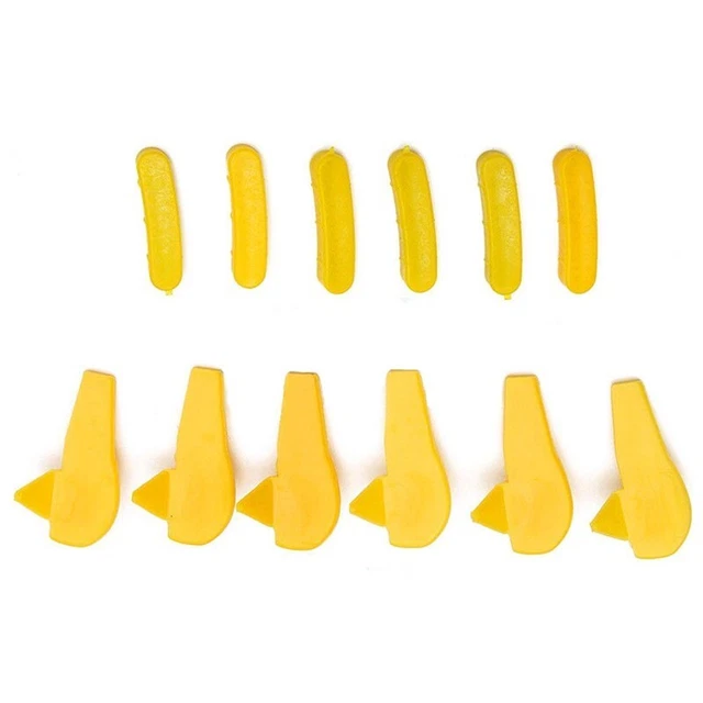 Must Have Cambiatore pneumatici giallo protezioni cerchio testa anatra nylon (set 12 pz)