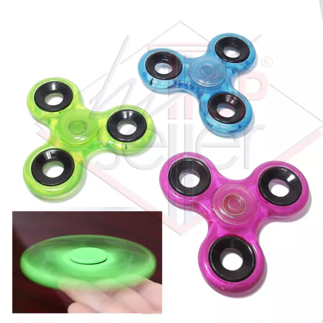 Fidget Hand Spinner Gioco Rilassante Cuscinetto 3D Anti Stress Tascabile