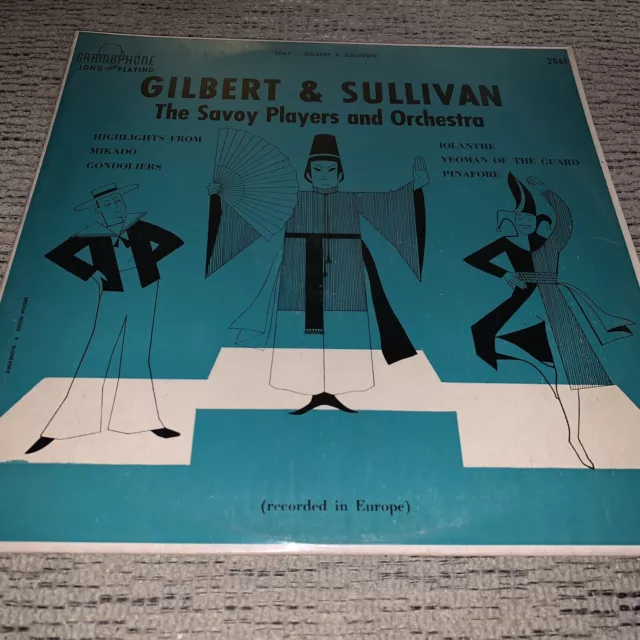 The Savoy Players And Orchestra - Gilbert & Sullivan - Concertone - 2061 - LP, A