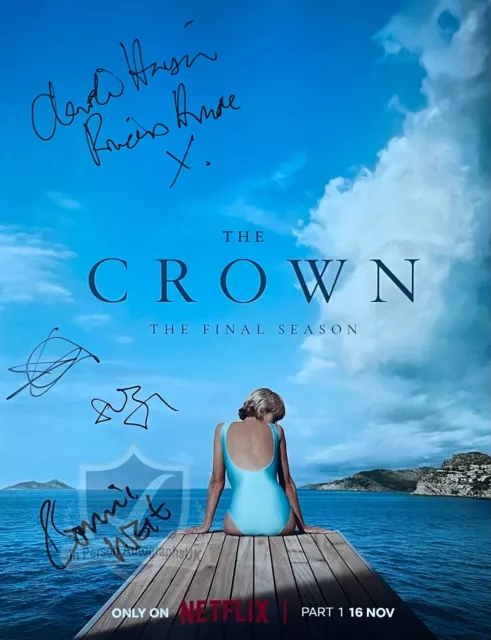 THE CROWN Multi Signed 11x14 Photo OnlineCOA AFTAL