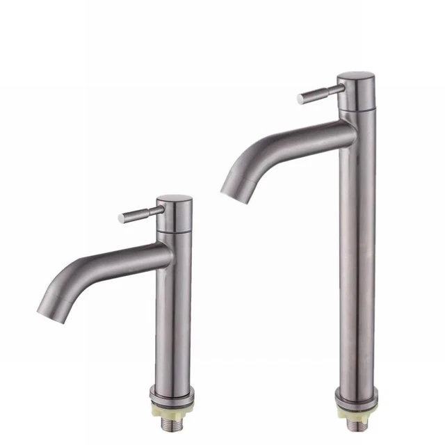 Rubinetto lavandino antiinquinamento con silenziosa esperienza acqua dolce acciaio inox