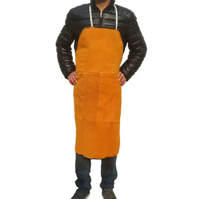 Heat insulation protection Safety Welding Leather Work Bib Apron 28" W x 39" L