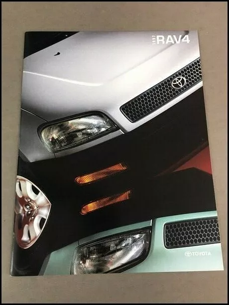 1997 Toyota Rav4 BIG SIZE DELUXE 28-page Original Car Sales Brochure Catalog