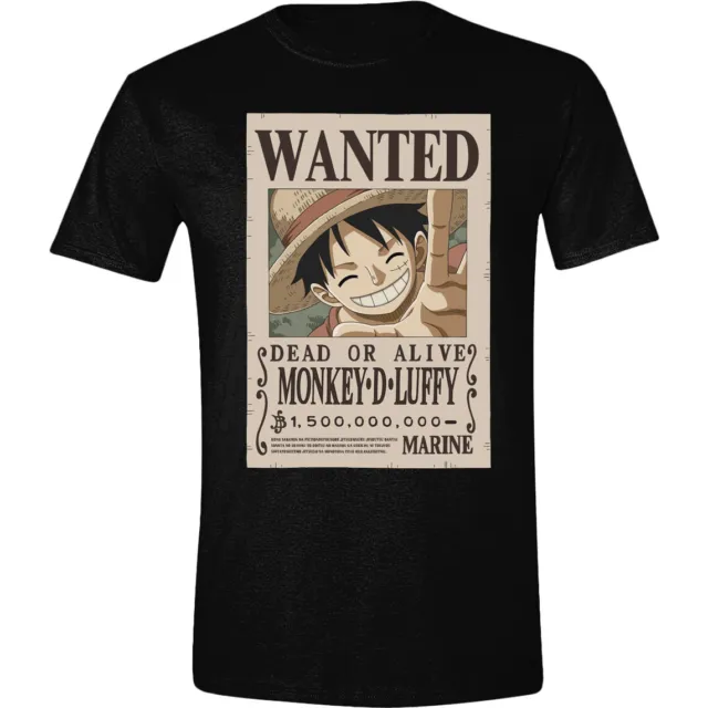 One Piece – Luffy Wanted T-Shirt / Officially licensed