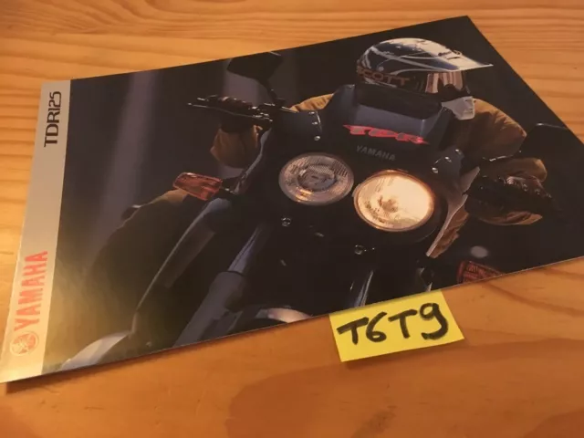 Yamaha TDR125 TDR 125 125TDR prospectus moto brochure prospekt catalog dépliant