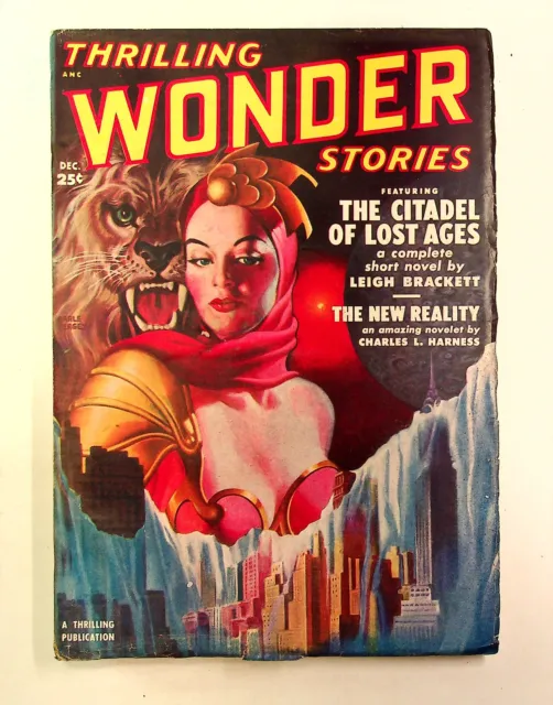 Thrilling Wonder Stories Pulp Dec 1950 Vol. 37 #2 GD