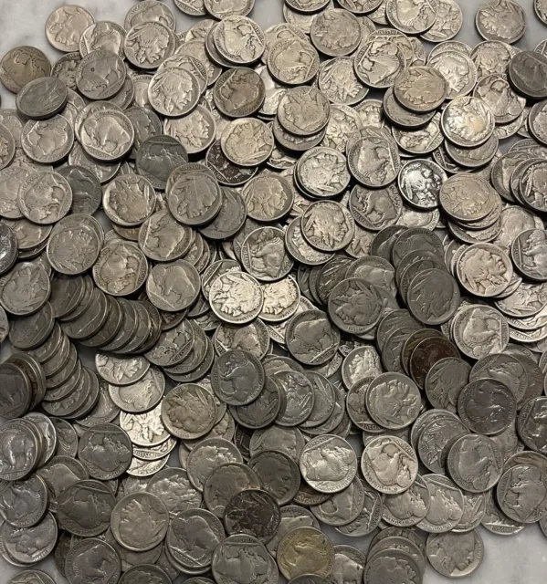 [Lot of 40] Buffalo Nickels Full Readable Dates - Choose How Many Lots of 40!