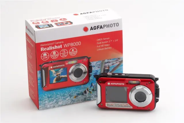 Appareil photo compact Agfaphoto Agfaphoto WP8000 Red - WP8000RD