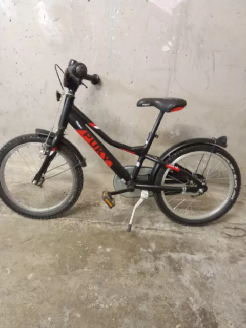 Puky Fahrrad ZLX18 von Puky. Farbe Schwarz, Rot