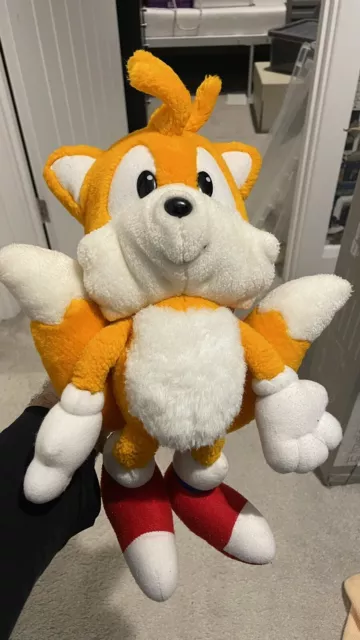 Original Vintage Super Rare Orange Tails Plush Sega 1993  Sonic The Hedgehog