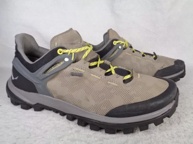 Salewa Wander Hiker GTX Outdoor Trail Shoes Womens US 8.5 GoreTex Brown Gray