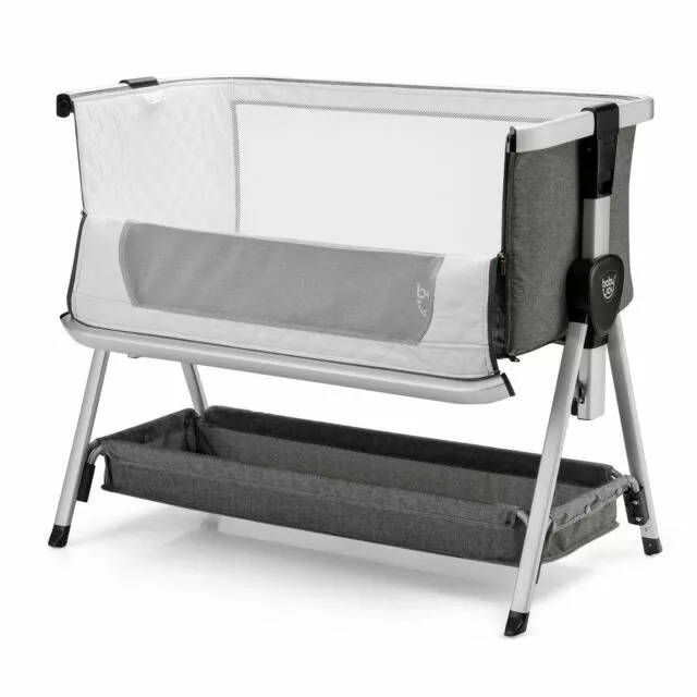 BabyJoy Baby Bed Side Crib Portable Adjustable Travel Sleeper Bassinet - Dark...