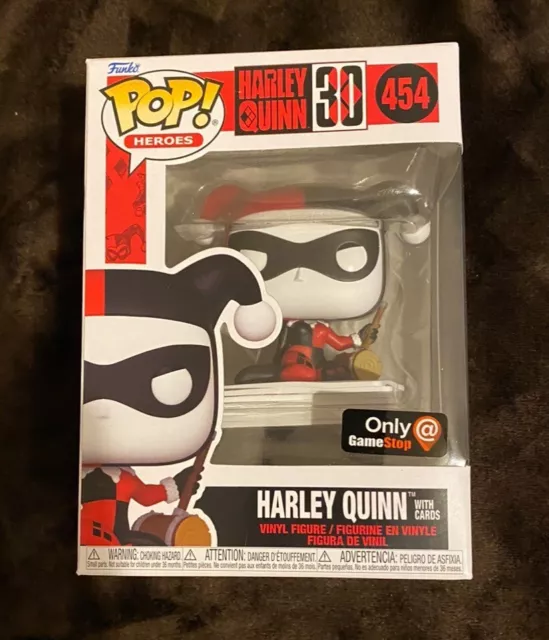 Funko Pop! Vinyl: DC Comics - Harley Quinn With Cards - GameStop (GS)...