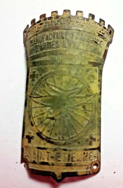 Ancienne plaque de vélo Hirondelle Manufacture d'armes et