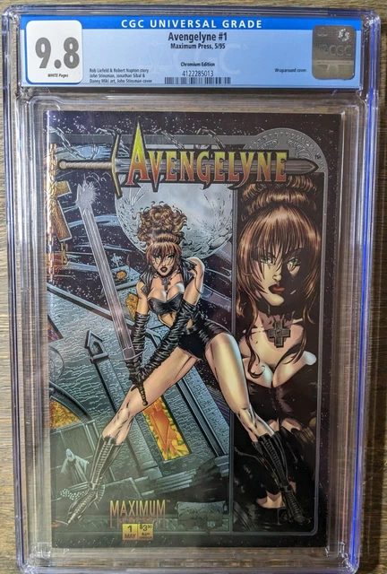 Avengelyne #1 - Cgc 9.8 - Rob Liefeld Story - Chromium Edition- Wraparound Cover