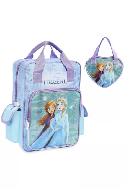 Disney Fille Sac À Dos Loisir Voyage École Main La Reine Des Neiges Anna Elsa