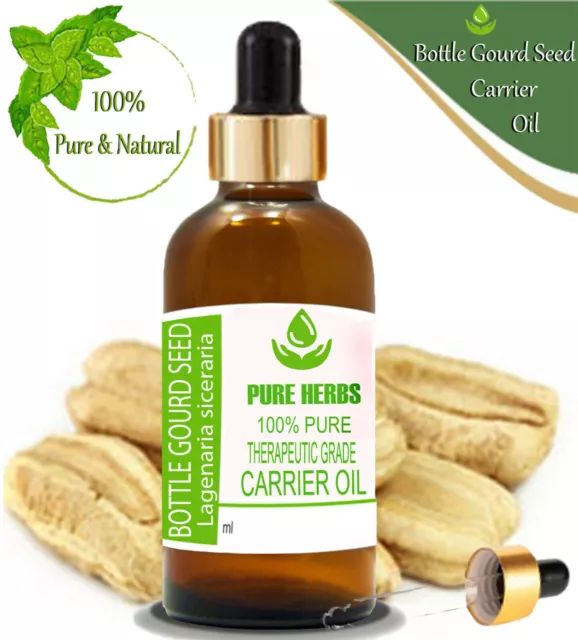 Pure Herbs Bottle Gourd Seed 100% Pure & Natural Lagenaria Siceraria Carrier Oil