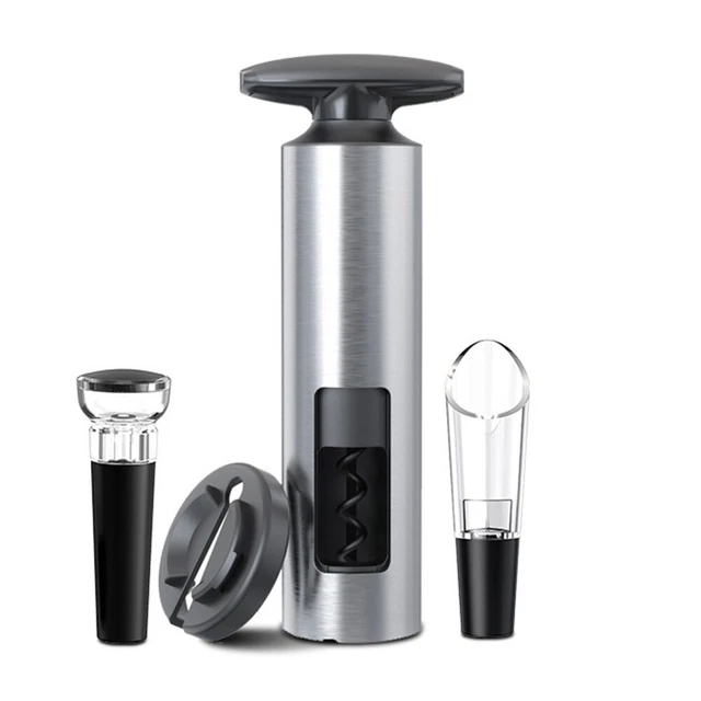 Kit Ouvre-bouteille De Vin Rouge - Ouvre-vin Électrique, Bouchon Sous Vide Et Carafe Inclus