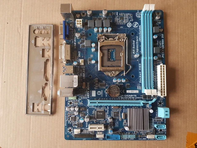 GIGABYTE GA-H61M-USB3V SOCKET LGA1155 Micro ATX Motherboard & I/O ...
