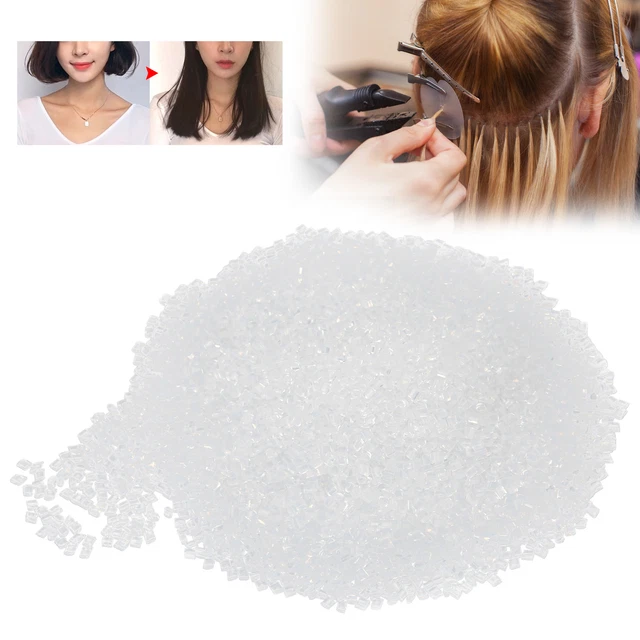 Transparent Hair Extension Keratin Granule Hot Extension Glue Bead Ac 2BD