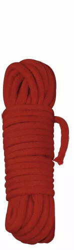 Corda Bondage per Legature Rossa Spessore 0,7cm Varie lunghezze di Cotone