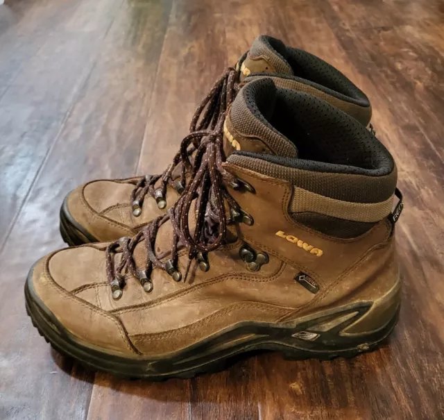 LOWA RENEGADE GTX Mid Hiking Boots Vibram Sole Men’s Sz 11 - 3109454554 ...