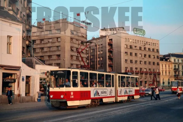 35mm Slide YUGOSLAVIA Tram Strassenbahn Beograd Belgrade 236 1982 Original