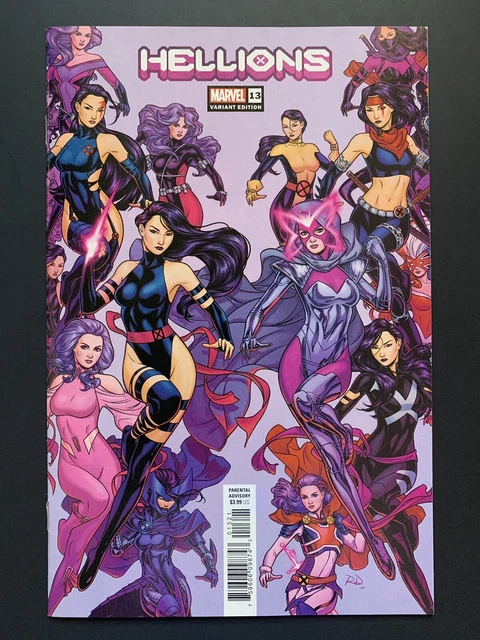 Hellions 13 Russell Dauterman variant Psylocke Cover 2021 Marvel Comics VF/NM