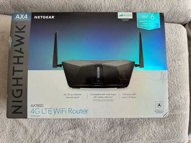 Netgear Nighthawk AX4 4G LTE WiFi Router LAX20-100EUS