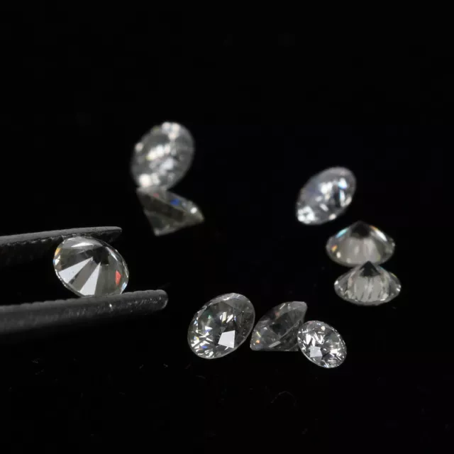 EGL Zertifiziert Rund Schliff 1 PC Natürlicher Diamant 0.1 Karat I VS1 Qualität
