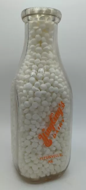 Yingling's Dairy Milk Bottle Titusville Pennsylvania PA Crawford County