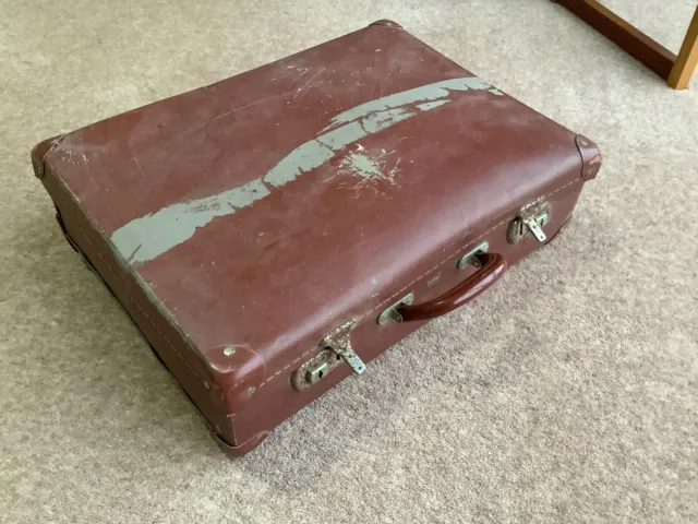 Vintage old suitcase