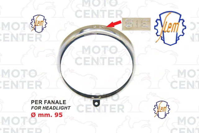 Chrom Scheinwerferring Für Vespa 50 N, L, R & 90 SS | Originalteil Wasserdicht