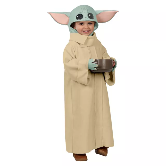 Baby Yoda Costume Kids Star Wars The Mandalorian Cosplay Child Book Week Robe AU