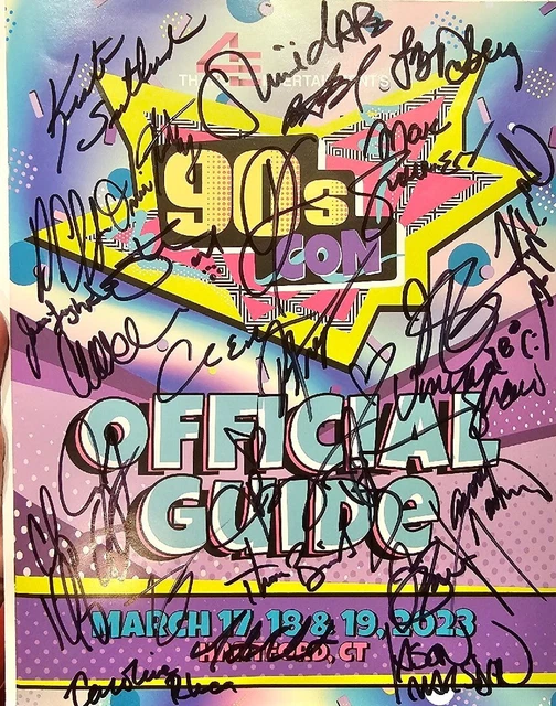 90S CON 2023 Hartford signed booklet 118.00 PicClick