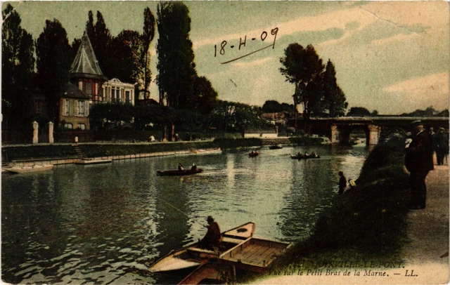 CPA JOINVILLE-le-PONT - view of the Petit Bras de la Marne (659461)